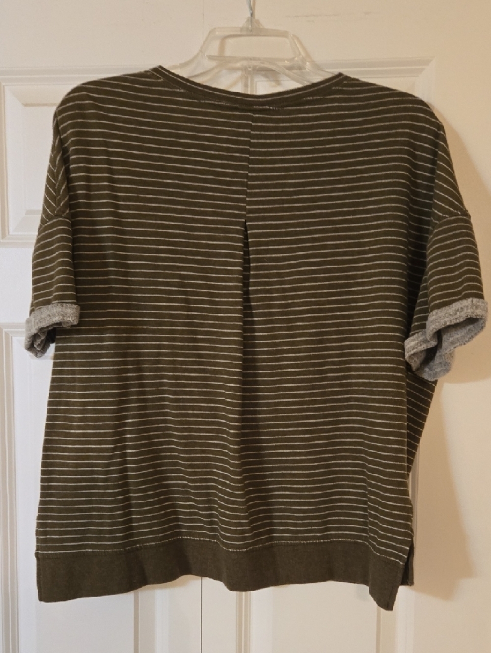 Stars Above Olive/Heather Gray Knit Top - Picture 3 of 5